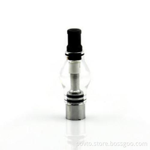 2013 Newest  v8 wax vaporizer glass dome atomizer